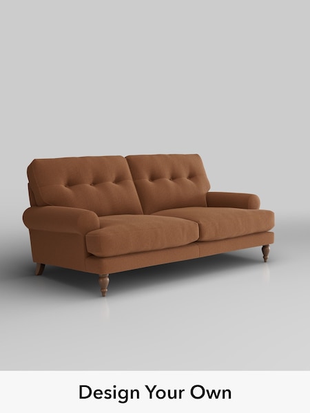 Ripple Chenille/Mid Rust Brown Erin Buttoned Back Deep Sit (W44321) | £1,275