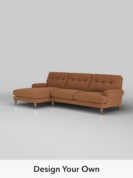 Ripple Chenille/Mid Rust Brown Erin Buttoned Back Deep Sit (W44321) | £1,975