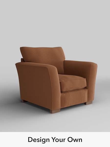 Ripple Chenille/Mid Rust Brown Heath Highback (W44326) | £750