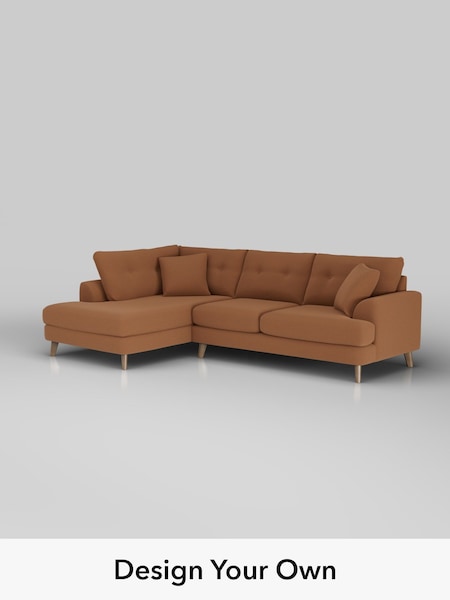 Ripple Chenille/Mid Rust Brown Parker Buttoned Back (W44328) | £2,325