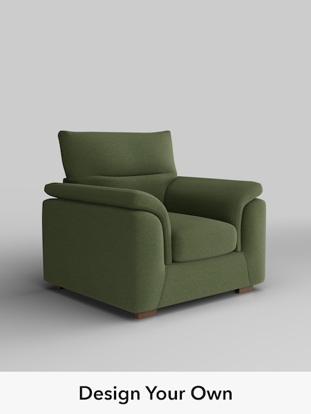 Ripple Chenille/Mid Moss Green Hayden Highback (W44337) | £750