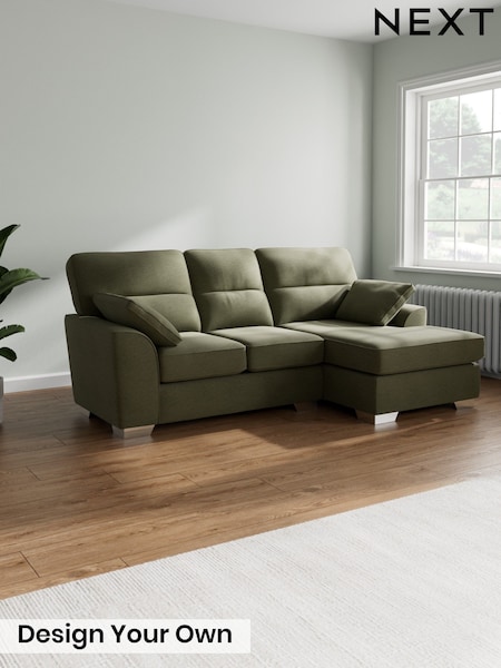 Ripple Chenille/Mid Moss Green Stamford Highback (W44338) | £1,775