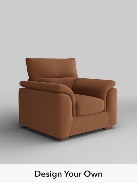 Ripple Chenille/Mid Rust Brown Hayden Highback (W44340) | £750