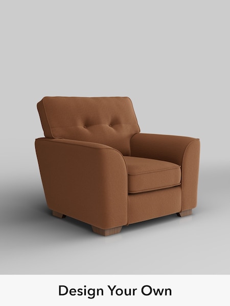 Ripple Chenille/Mid Rust Brown Stamford Buttoned Back (W44342) | £799