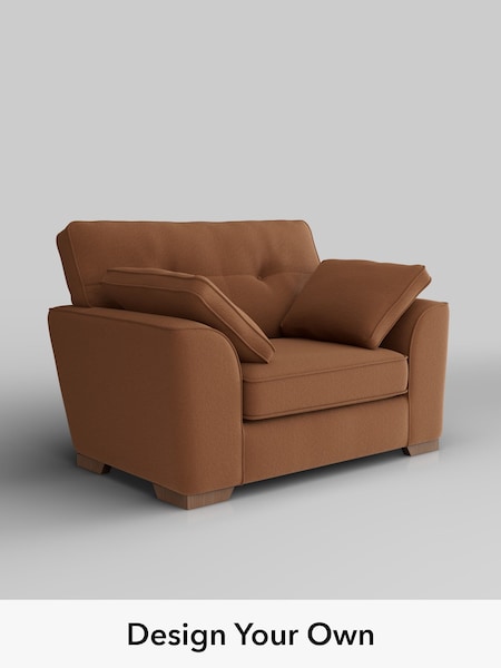 Ripple Chenille/Mid Rust Brown Stamford Buttoned Back (W44342) | £899