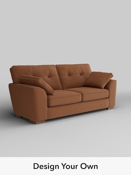 Ripple Chenille/Mid Rust Brown Stamford Buttoned Back (W44342) | £1,299