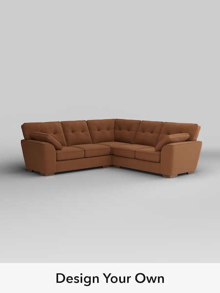 Ripple Chenille/Mid Rust Brown Stamford Buttoned Back (W44342) | £2,425