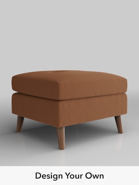 Ripple Chenille/Mid Rust Brown Wilson Buttoned Back (W44347) | £350