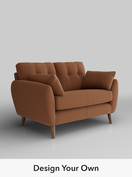 Ripple Chenille/Mid Rust Brown Wilson Buttoned Back (W44347) | £850