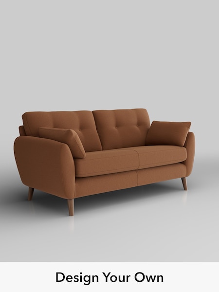 Ripple Chenille/Mid Rust Brown Wilson Buttoned Back (W44347) | £1,050