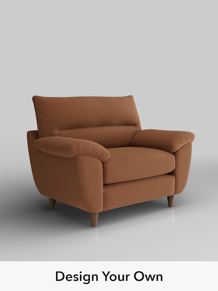 Ripple Chenille/Mid Rust Brown Elliot Highback (W44349) | £775