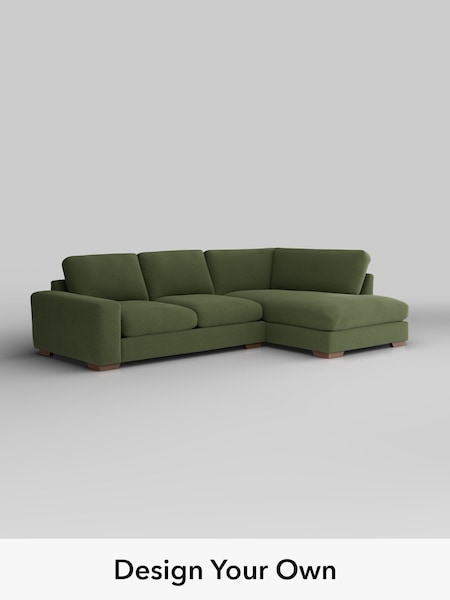 Ripple Chenille/Mid Moss Green Houghton Deep Relaxed Sit (W44372) | £2,250