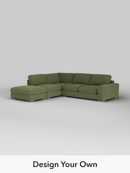 Ripple Chenille/Mid Moss Green Houghton Deep Relaxed Sit (W44372) | £2,675