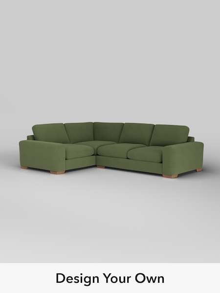 Ripple Chenille/Mid Moss Green Houghton Deep Relaxed Sit (W44372) | £2,625