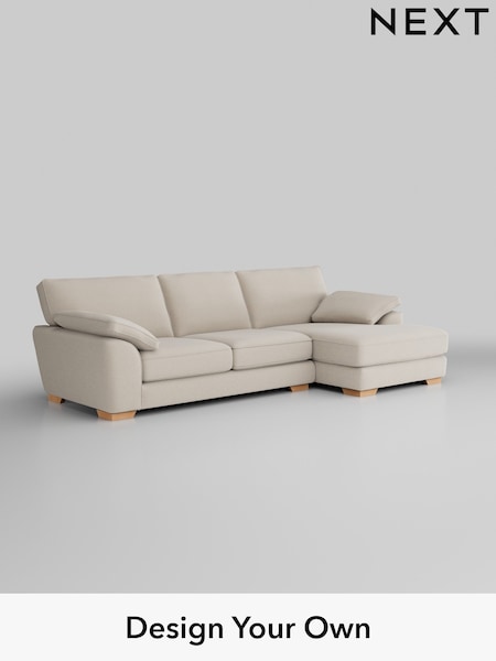 Studio Chenille/Oyster Stamford Grand Relaxed Sit (W44379) | £2,350