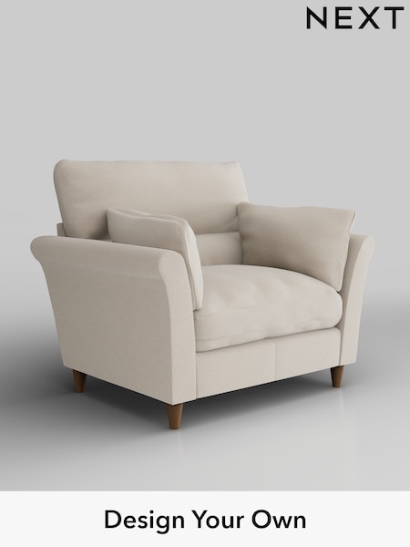 Studio Chenille/Oyster Hartley Highback Relaxed Sit (W44383) | £850