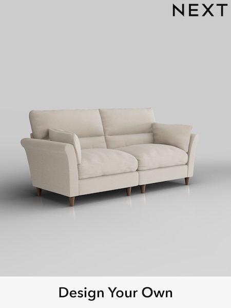 Studio Chenille/Oyster Hartley Highback Relaxed Sit (W44383) | £1,299