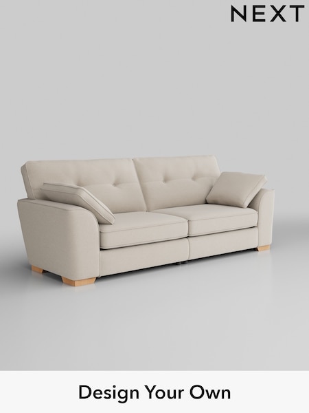 Studio Chenille/Oyster Stamford Buttoned Back (W44406) | £1,250