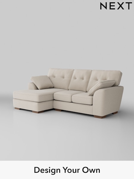 Studio Chenille/Oyster Stamford Buttoned Back (W44406) | £1,575