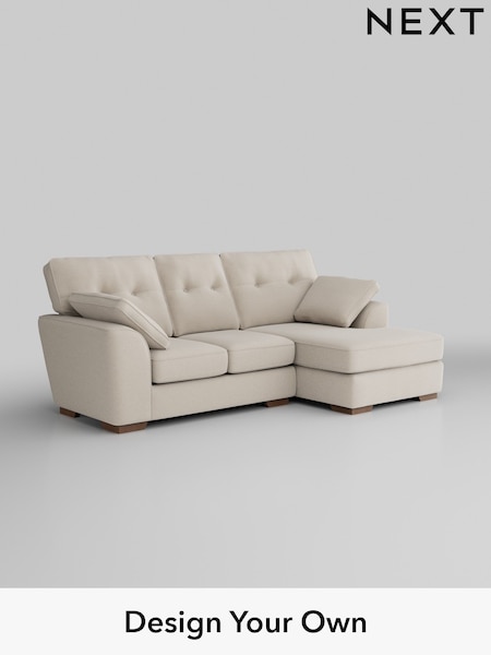 Studio Chenille/Oyster Stamford Buttoned Back (W44406) | £1,575