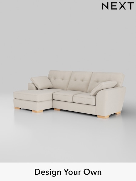 Studio Chenille/Oyster Stamford Buttoned Back (W44406) | £1,675