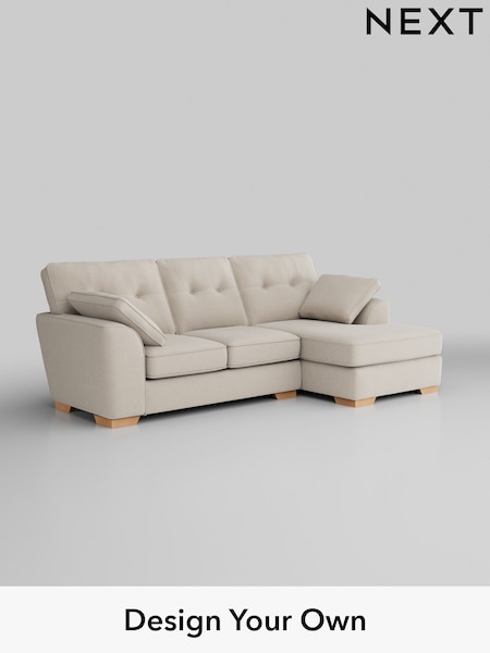 Studio Chenille/Oyster Stamford Buttoned Back (W44406) | £1,675