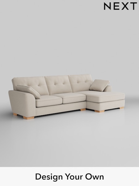 Studio Chenille/Oyster Stamford Buttoned Back (W44406) | £1,825