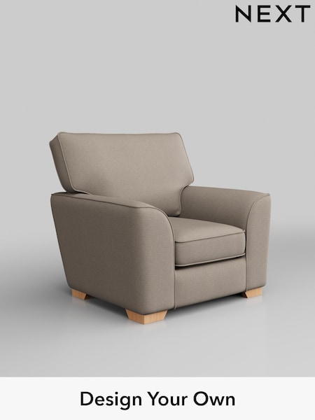 Studio Chenille/Mid Natural Stamford Grand Relaxed Sit (W44413) | £675