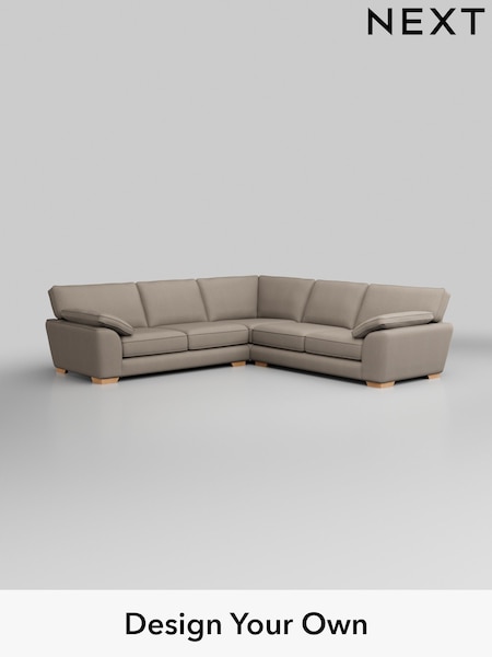Studio Chenille/Mid Natural Stamford Grand Relaxed Sit (W44413) | £2,825