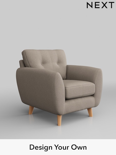 Studio Chenille/Mid Natural Wilson Buttoned Back (W44416) | £475