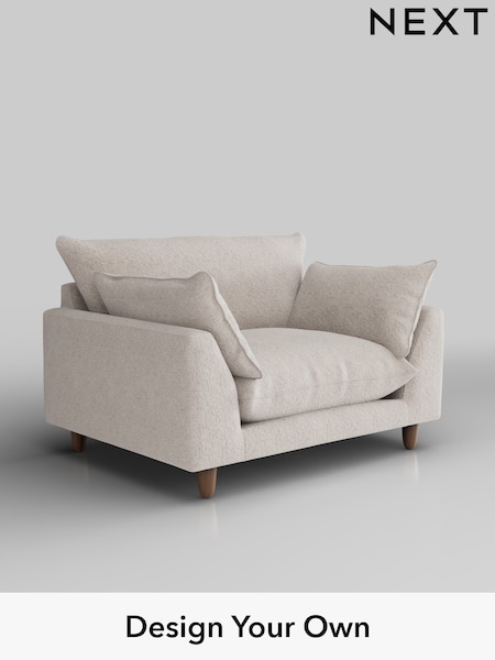 Chunky Chenille/Oyster Noa Deep Relaxed Sit (W44438) | £975