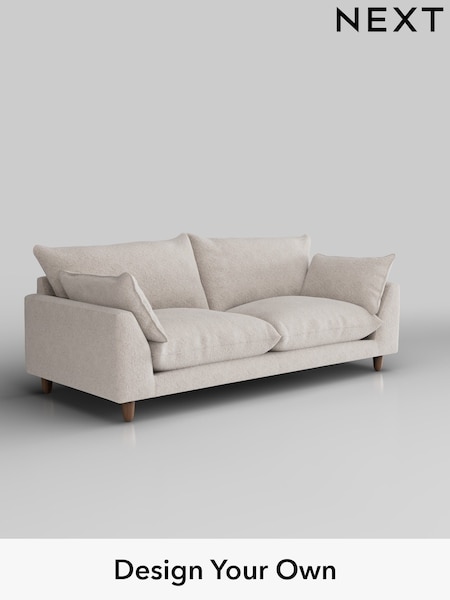 Chunky Chenille/Oyster Noa Deep Relaxed Sit (W44438) | £1,275