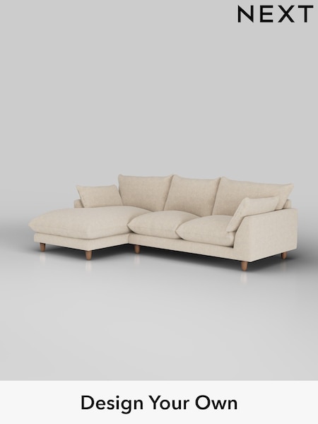 Chunky Weave/Cream Noa Deep Relaxed Sit (W44441) | £1,875