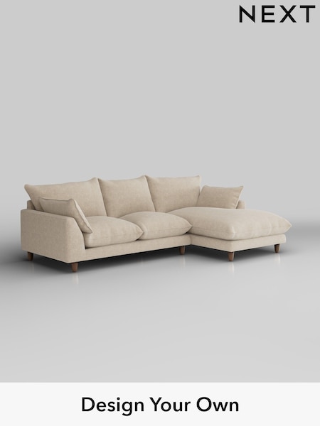 Chunky Weave/Cream Noa Deep Relaxed Sit (W44441) | £1,875