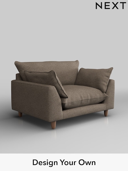 Chunky Weave/Dark Natural Noa Deep Relaxed Sit (W44442) | £975