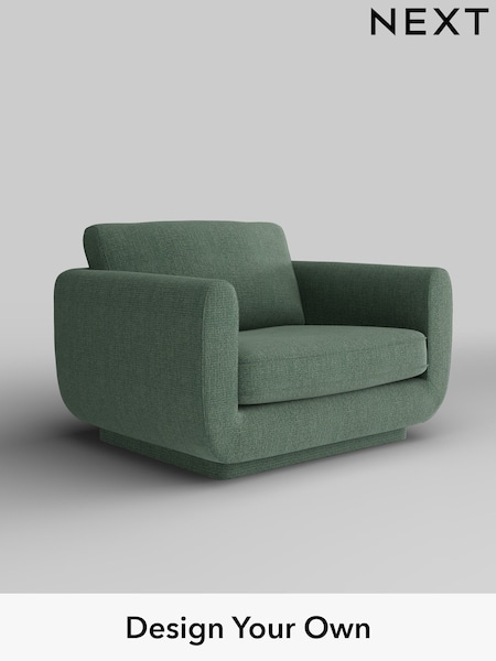 Chunky Texture/Mid Forest Green N Premium Pia (W44451) | £1,125