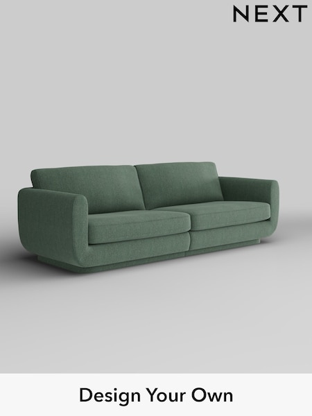 Chunky Texture/Mid Forest Green N Premium Pia (W44451) | £1,625
