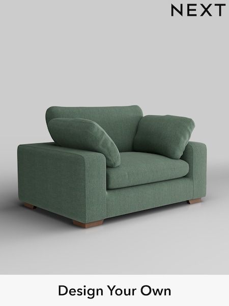 Chunky Texture/Mid Forest Green N Premium The Snuggle Grand (W44453) | £1,599
