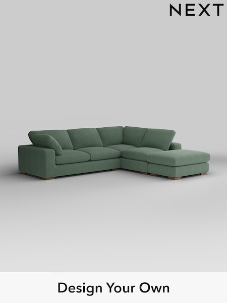 Chunky Texture/Mid Forest Green N Premium The Snuggle Grand (W44453) | £3,499