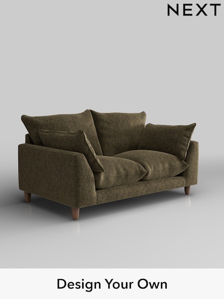 Cotswold Chenille/Dark Green Noa Deep Relaxed Sit (W44546) | £1,075