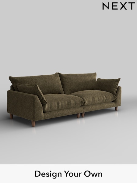Cotswold Chenille/Dark Green Noa Deep Relaxed Sit (W44546) | £1,375