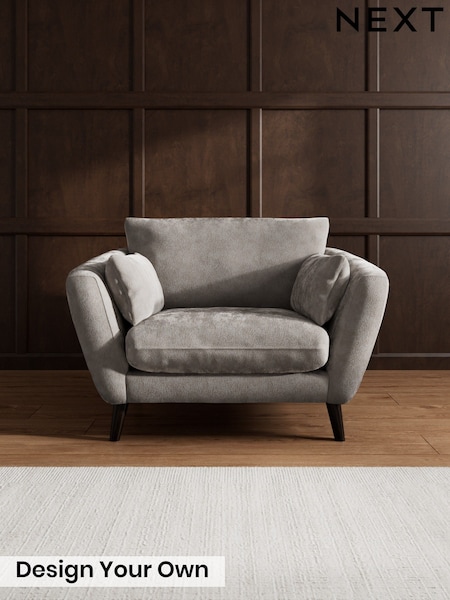 Distressed Velour/French Grey Orlo Relaxed Sit (W44566) | £899