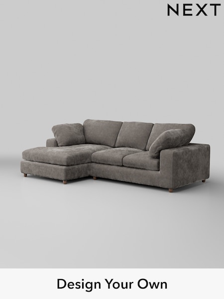 Distressed Velour/French Grey N Premium The Snuggle Grand (W44567) | £2,575