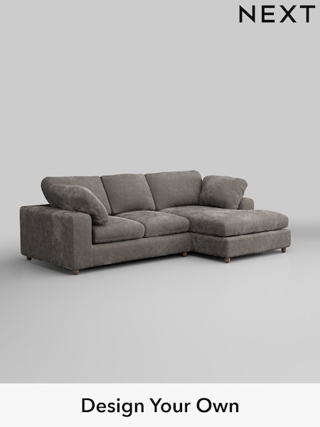 Distressed Velour/French Grey N Premium The Snuggle Grand (W44567) | £2,575