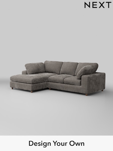 Distressed Velour/French Grey N Premium The Snuggle Grand (W44567) | £2,650