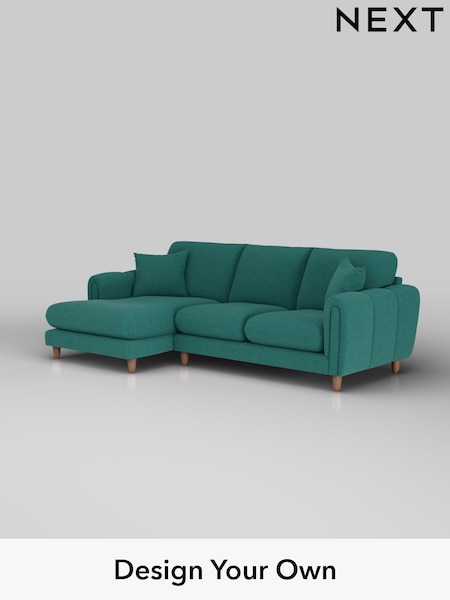 Fine Chenille Easy Clean/Dark Juniper Green Odella (W44575) | £1,950