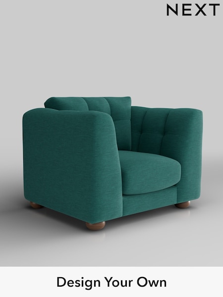Fine Chenille Easy Clean/Dark Juniper Green Jasmine (W44577) | £1,075