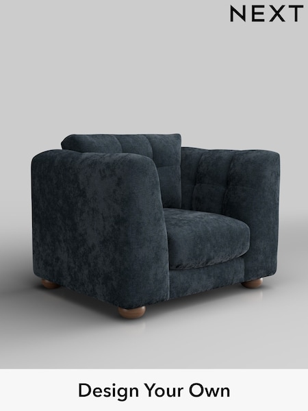Distressed Velour/Midnight Blue Jasmine (W44578) | £1,075