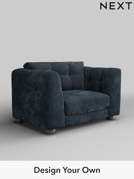 Distressed Velour/Midnight Blue Jasmine (W44578) | £1,175