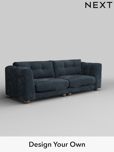Distressed Velour/Midnight Blue Jasmine (W44578) | £1,575